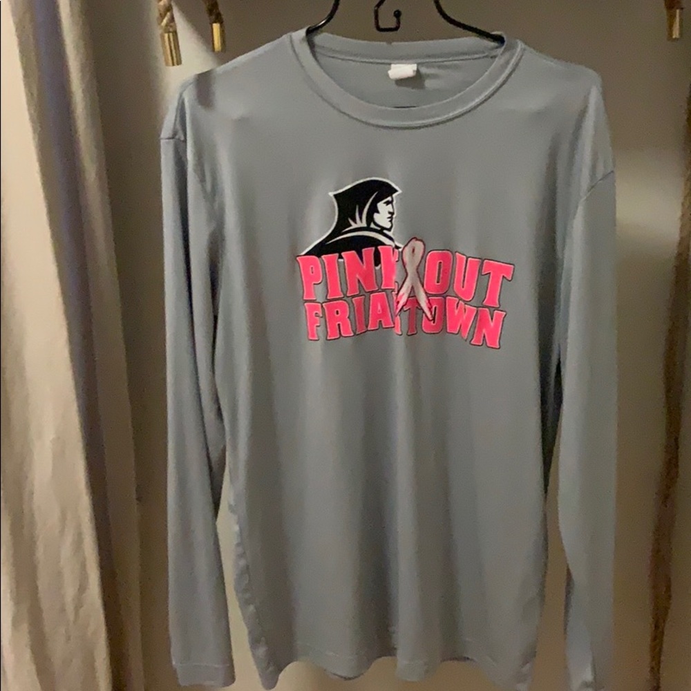 2015 Pink out Friartown Long Sleeve, Women’s M